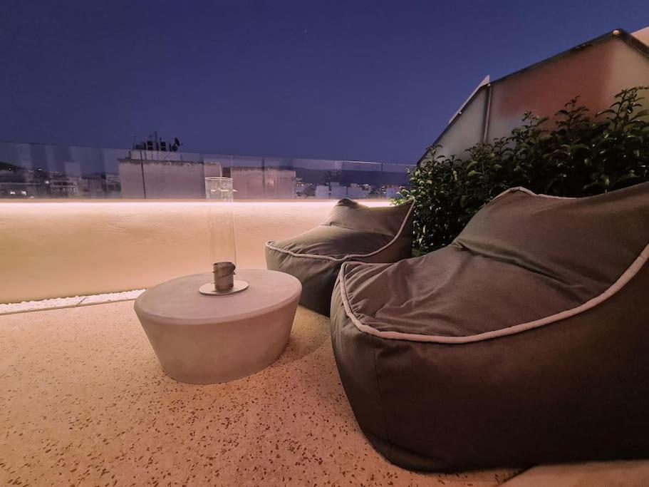 Heated Plunge Pool & Firepit Acropolis Penthouse Apartment Athens Exterior photo
