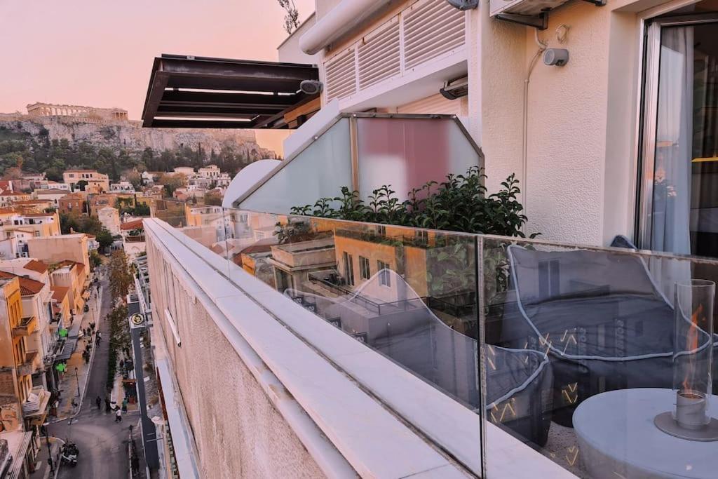 Heated Plunge Pool & Firepit Acropolis Penthouse Apartment Athens Exterior photo